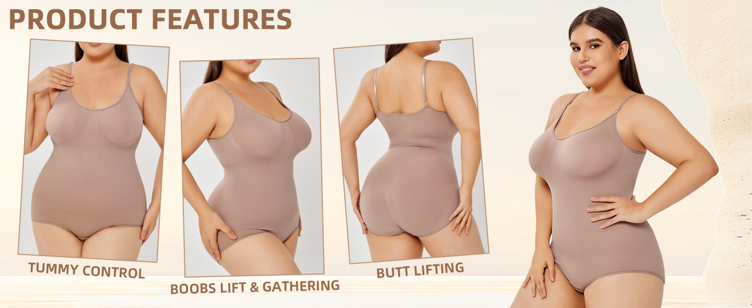 Shapewear For Women Tummy Control Full Bust Body Shaper Bodysuit