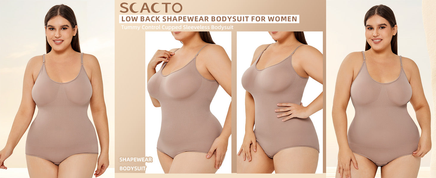 Shapewear For Women Tummy Control Full Bust Body Shaper Bodysuit