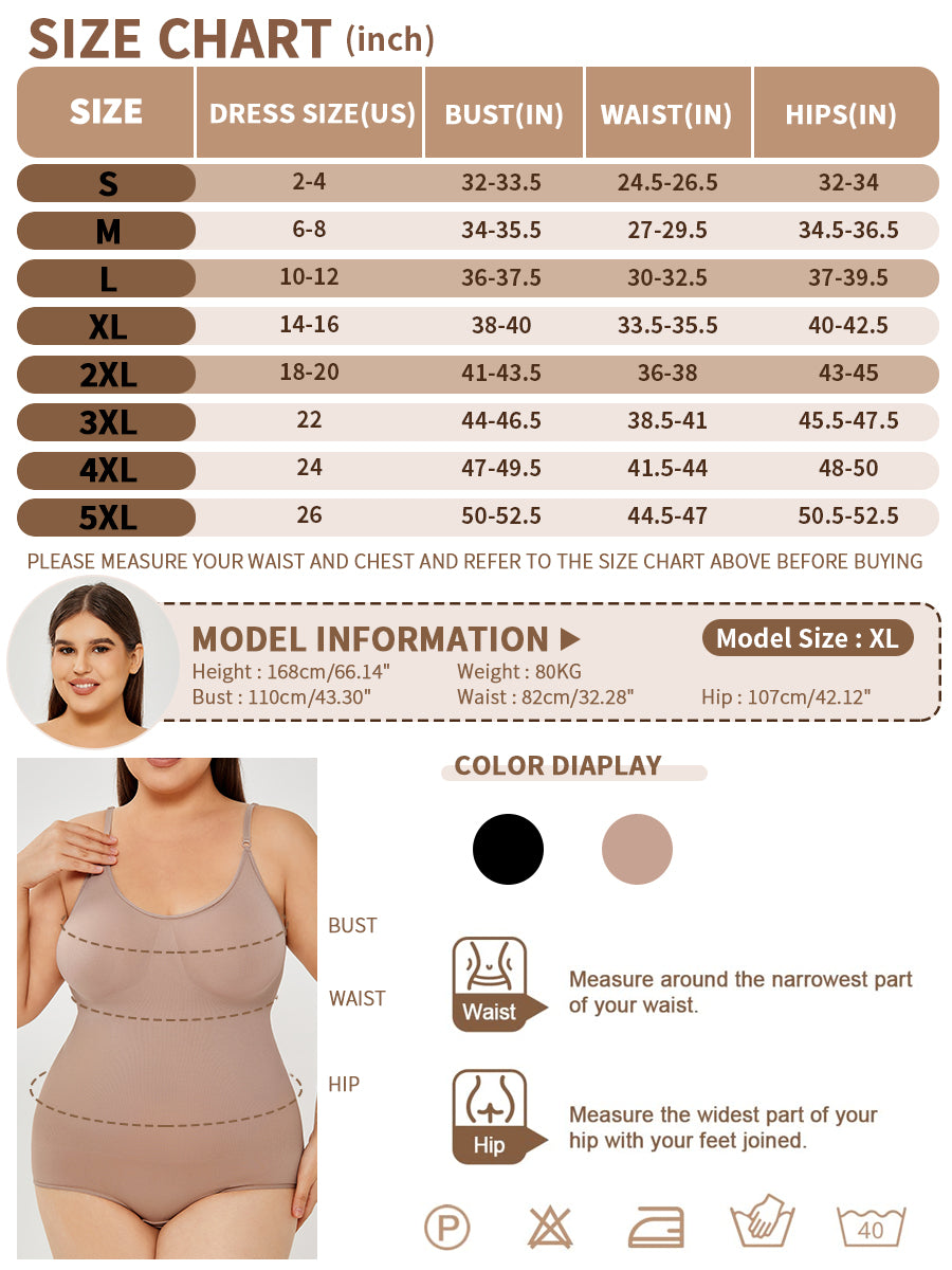 Shapewear For Women Tummy Control Full Bust Body Shaper Bodysuit